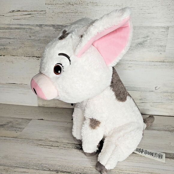 Official Disney Moana PUA Pig Sitting Plush 12” Spotted Stuffed Animal Toy CLEAN - Picture 3 of 6
